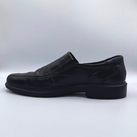 ECCO Helsinki Mens Shoes EU 48 US 14 Black Leather Slip On Comfort Loafer main image 5